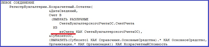 использование временной таблицы