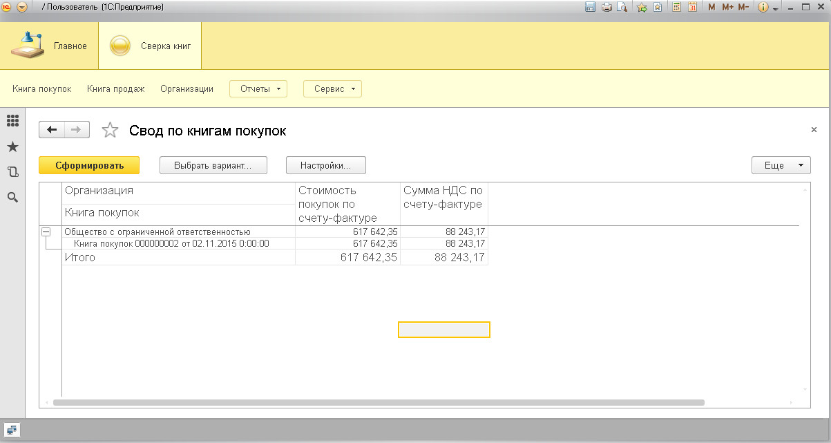 Свод по книгам