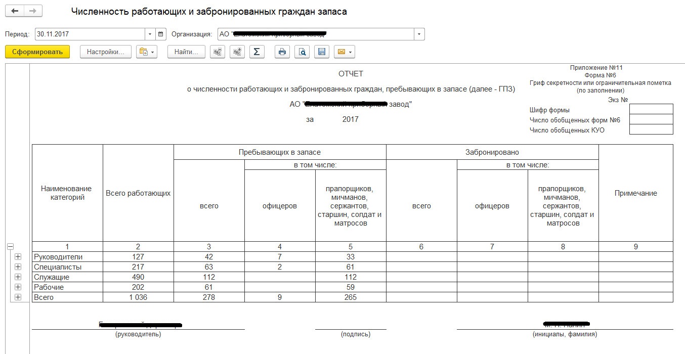 Заполнение формы 6