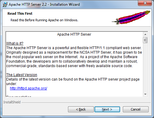 Установка веб-сервера Apache