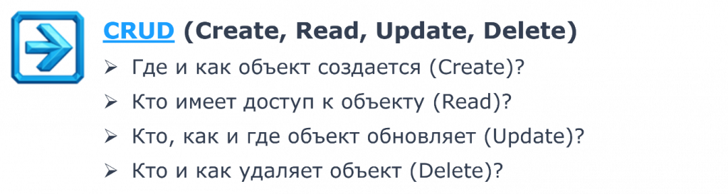 Вопросы CRUD