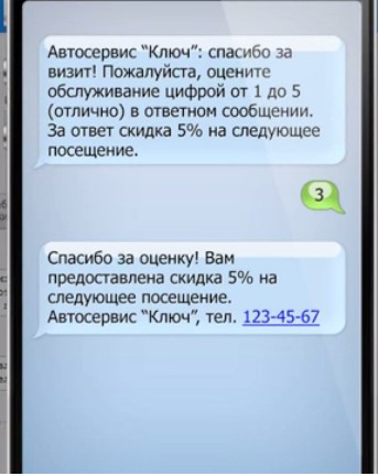 Образец смс рассылки для привлечения клиентов