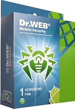 Dr.Web Mobile Security КЗ 1 МУ 12 месяцев Dr.Web Mobile Security КЗ 1 МУ 12 месяцев