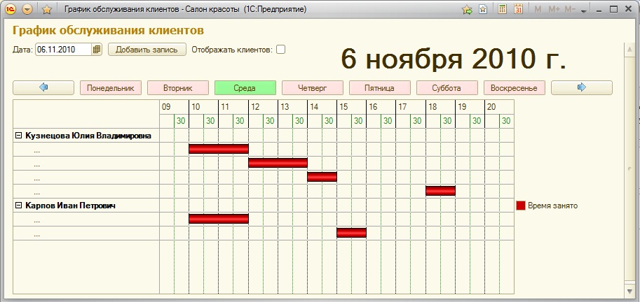 Мастер режим работы