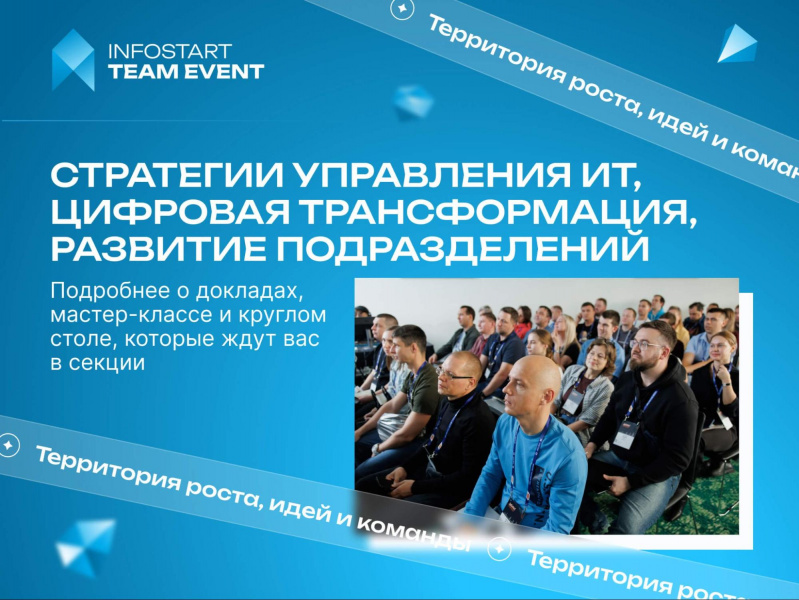 ������ ���������� ���������� ��, �������� �������������, �������� ������������� �� INFOSTART TEAM EVENT 2026