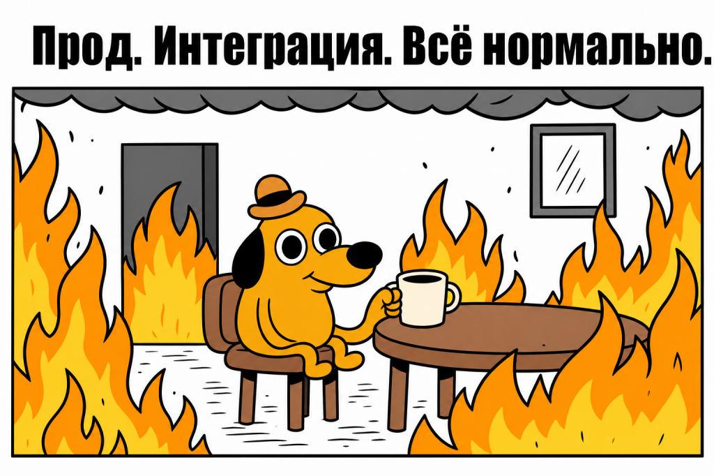 Прод. Интеграция. Всё нормально.
