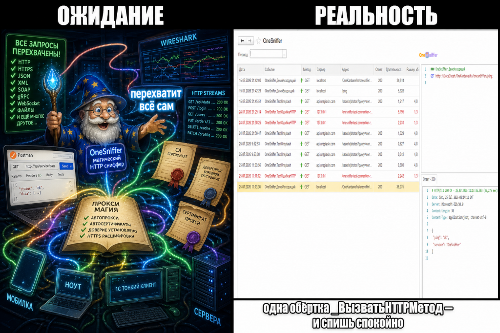 Ожидание: перехватит всё сам. Реальность: одна обёртка - и спишь спокойно