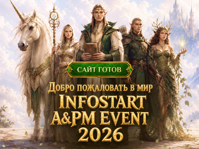 ����� ���������� � ������� ��� INFOSTART A&PM EVENT 2026: ���� ����������� �����!