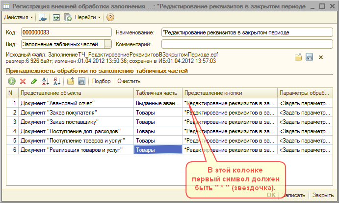 Исправить поступление в закрытом периоде. Оформление закрытия периода в 1с документом.