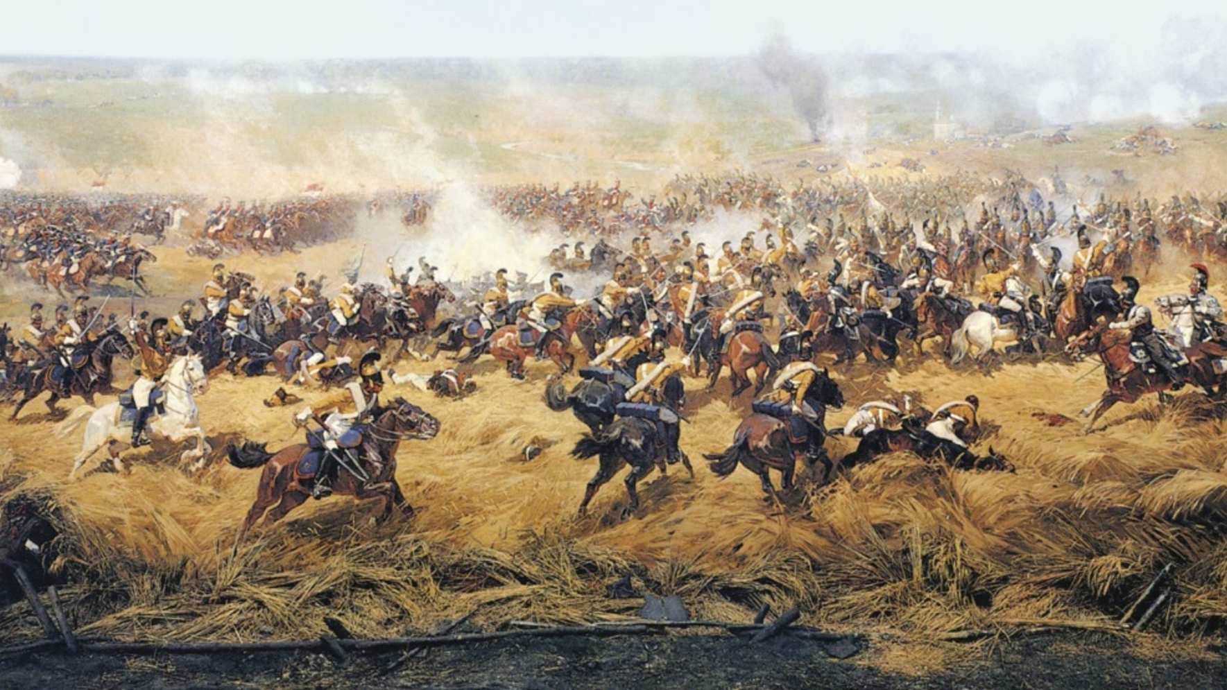 26 августа битва. Бородинское сражение 1812. Бородинская битва 1812 панорама. Петер фон Гесс Бородинское сражение.