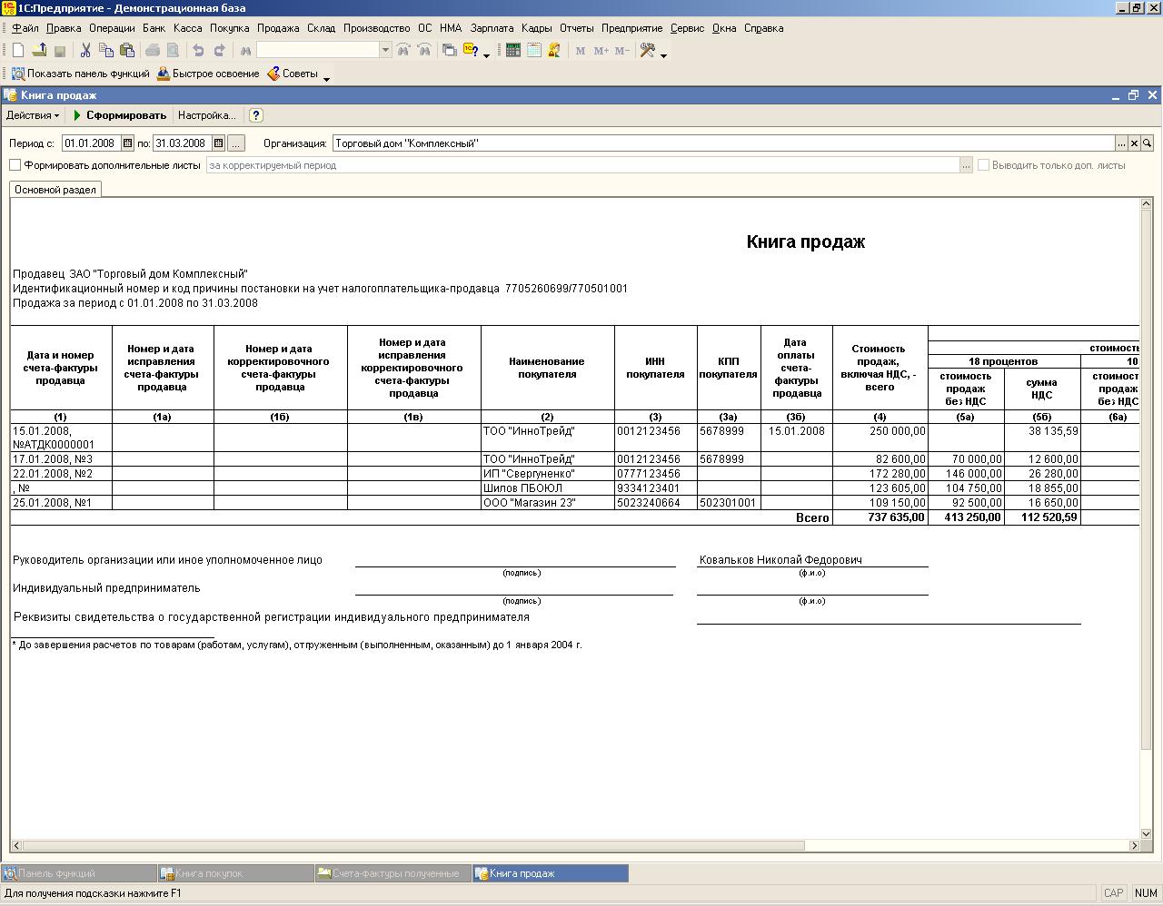 Книга продаж это. Отчет книга продаж. Книга продаж в 1с. От 26.12.2011 1137. Постановление 1137.