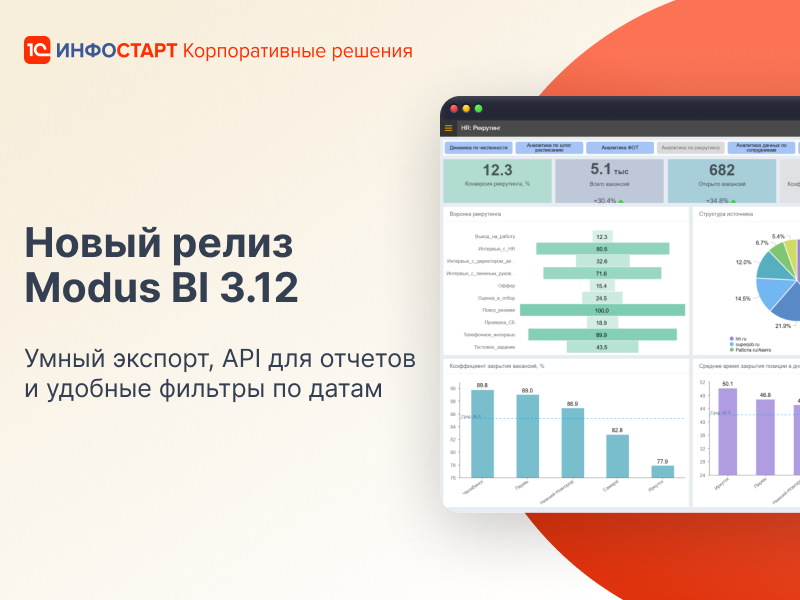 ����� ����� Modus BI 3.12: ����� �������, API ��� ������� � ������� ������� �� �����