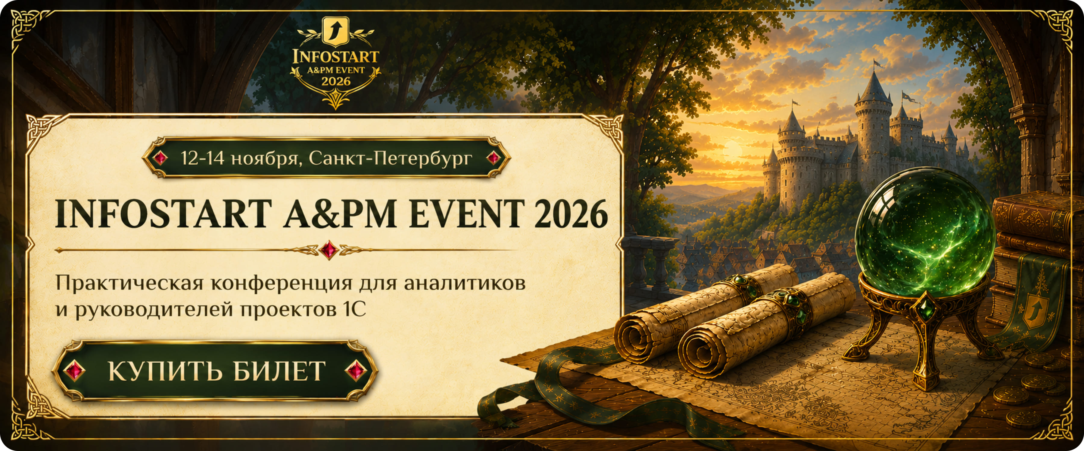 Инфостарт A&PM Event 2026 Инфостарт A&PM Event 2026